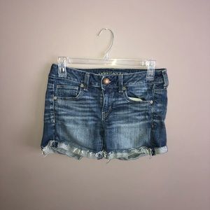 Medium wash American Eagle jeans shorts